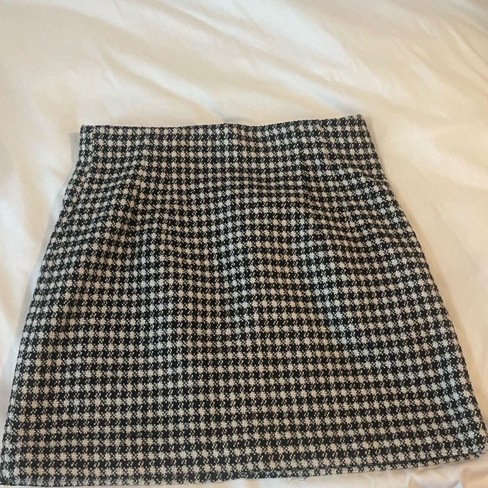 Black and white skirt